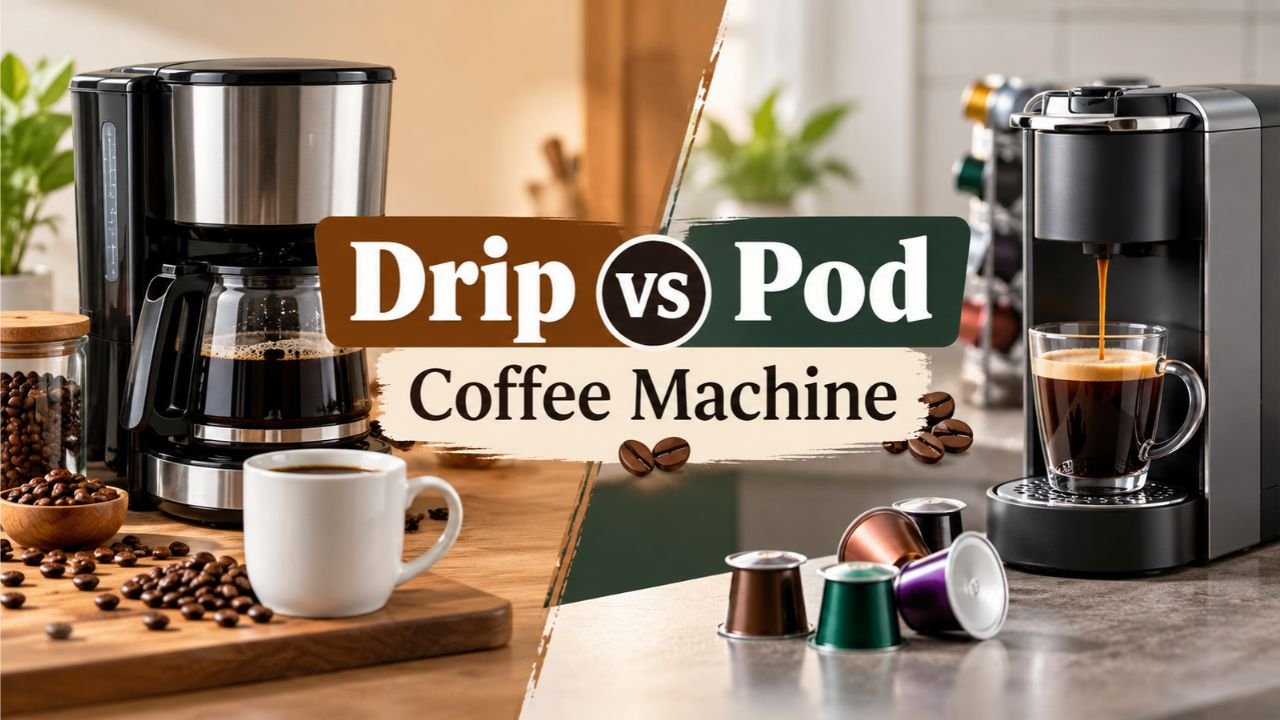 Drip vs Pod Coffee Machine: Taste, Cost, and Convenience