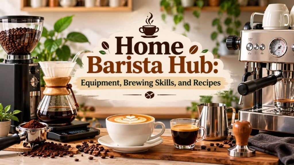 Home Barista Hub: Equipment, Brewing Skills, and Recipes