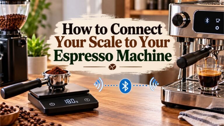 How to Connect Your Scale to Your Espresso Machine